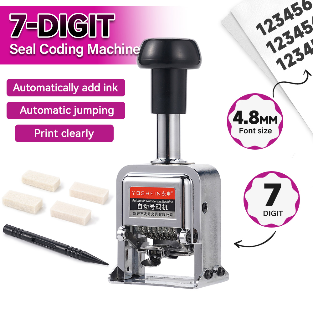 Máquina de Numeração Automátic - Rubber Date Stamp avaliação e preço